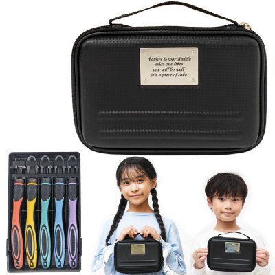画像2: 彫刻刀セット　プレシャス　２WAY GRIP彫刻刀 安全ガード付き　義春刃物　よしはる 小学校 男女兼用