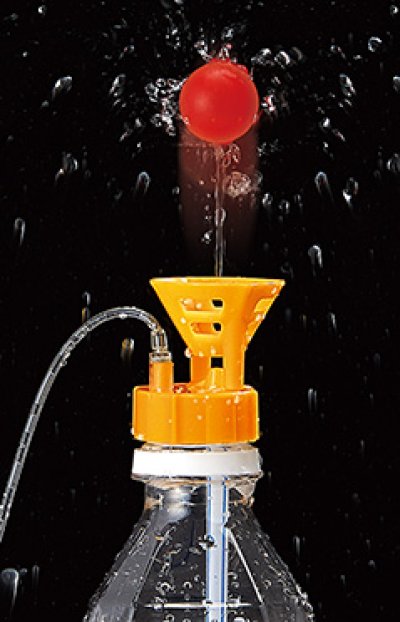 画像2: 空気と水SP ポリ袋、噴水セット、袋止め付 理科実験 水鉄砲 空気と水の性質