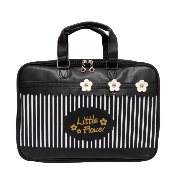 画像1: 書道バッグ リトルフラワー　小学生女の子向け習字バッグ (1)